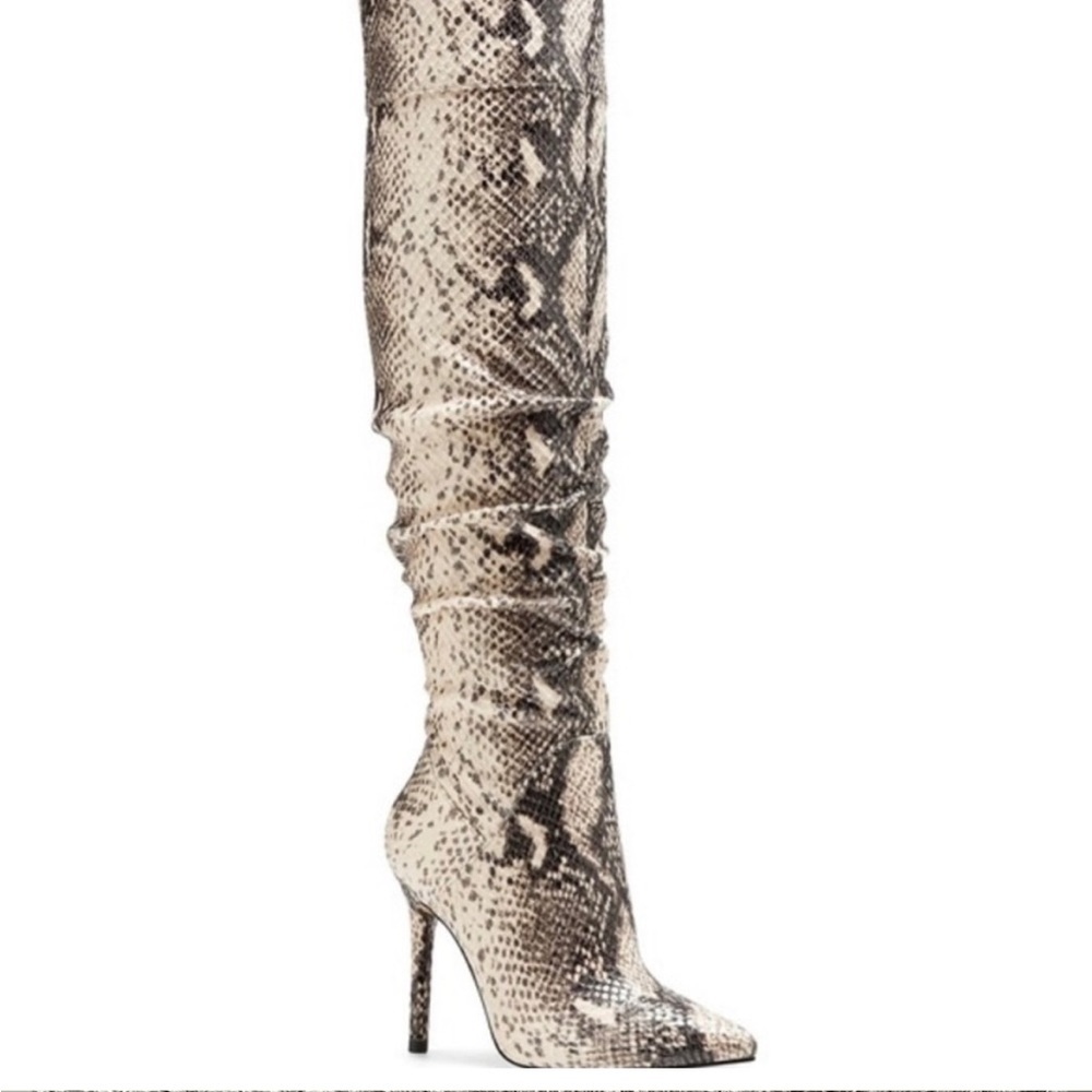 Loury Over The Knee Stiletto Boots - Picture 2 of 6